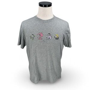 PS Paul Smith Mens Gray Organic Cotton Monkey Graphic T-Shirt XL Short Sleeve